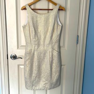 Boutique gold pattern dress